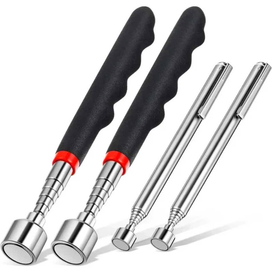 Fishing Rod Travel - 伸縮式磁気ペン ポータブル金属加工便利ツール マグネット容量 ナットボルトを拾うための調整可能なピックアップロッドスティック