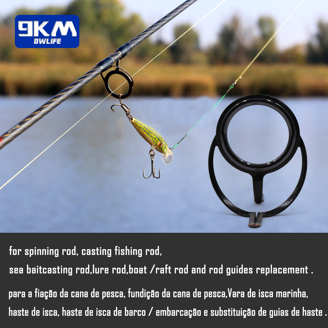 釣竿修理キットスピニングロッドビルディングコンポーネントステ - Fishing Rod Repair Kit のレビューと価格