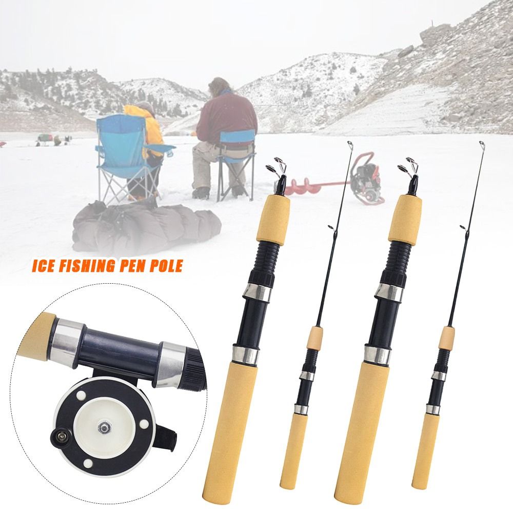 冬の釣り用のポータブルスピニングフィッシングロッド,魚を捕ま - Fishing Rod Ice のレビューと価格