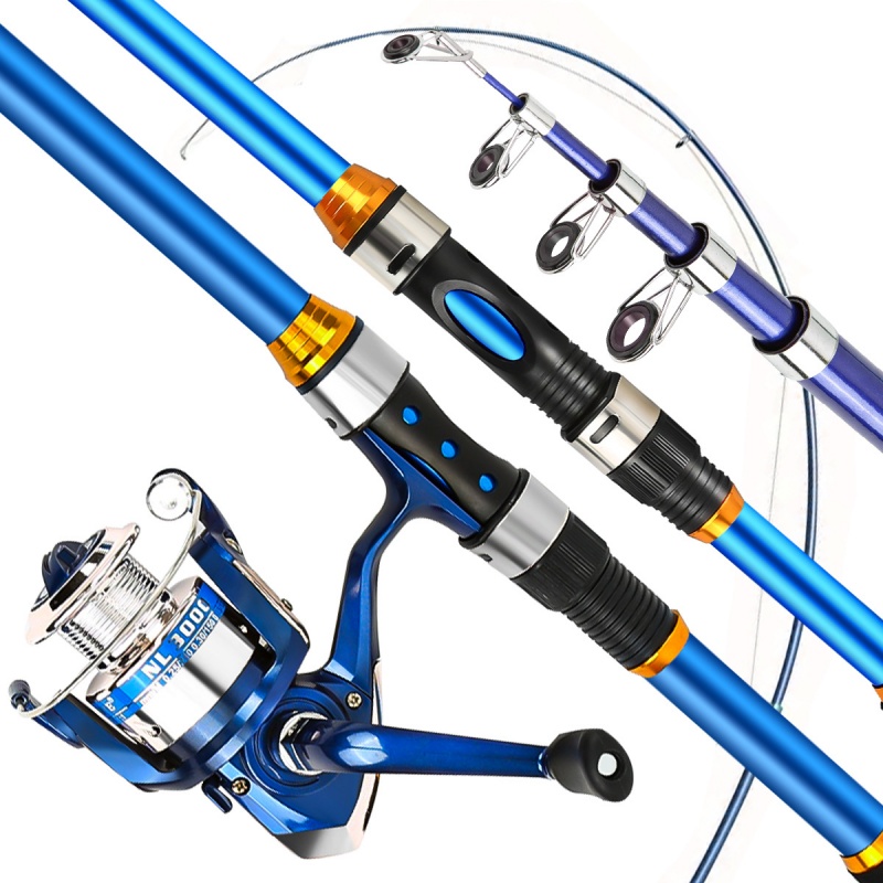 スピニングフィッシングロッドとリールコンボ2.1m-3.6M - Fishing Rod Spinning のレビューと価格