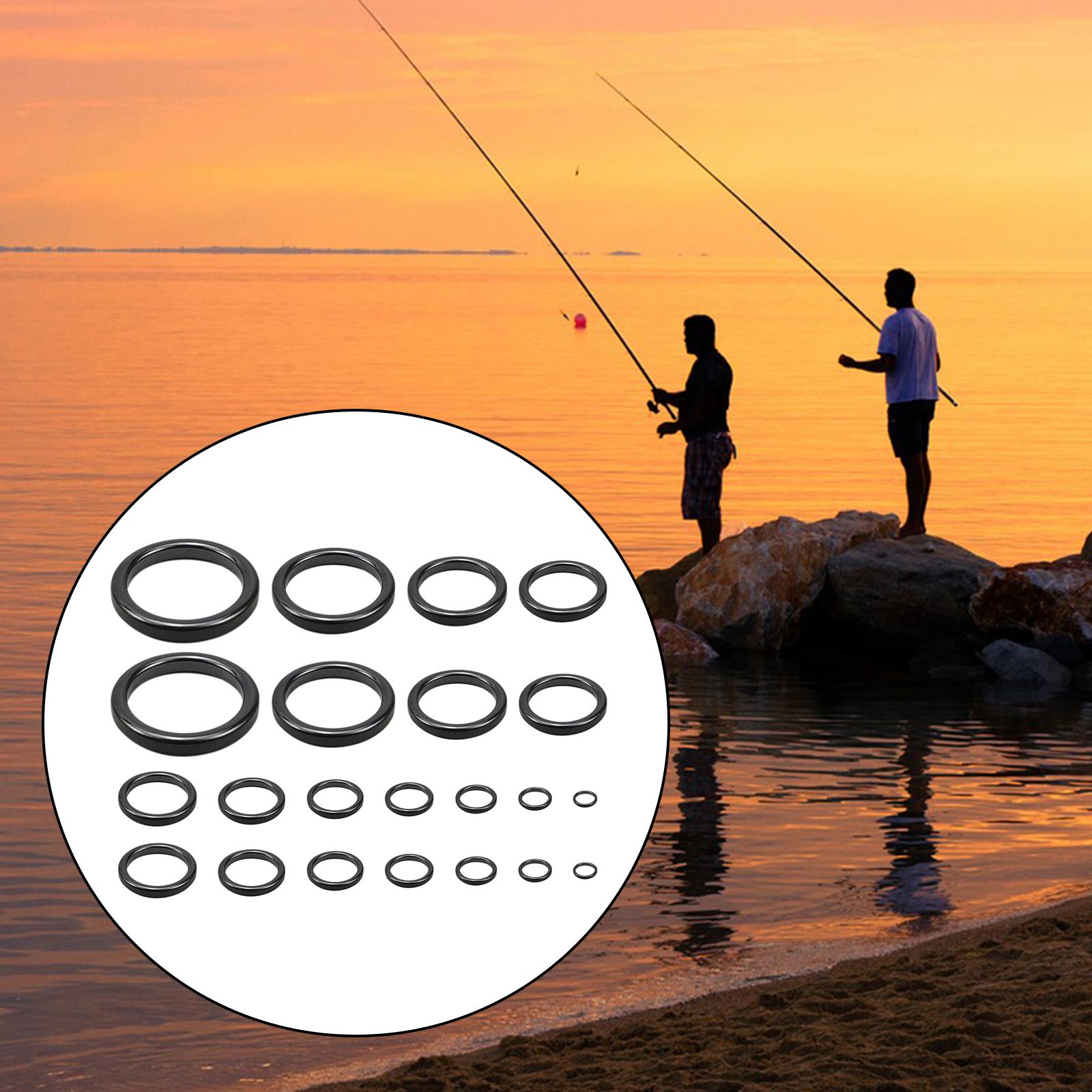 海水用セラミック製釣り竿ガイドリング修理キット、ロッドチップ - Fishing Rod Tip Replacement のレビューと価格
