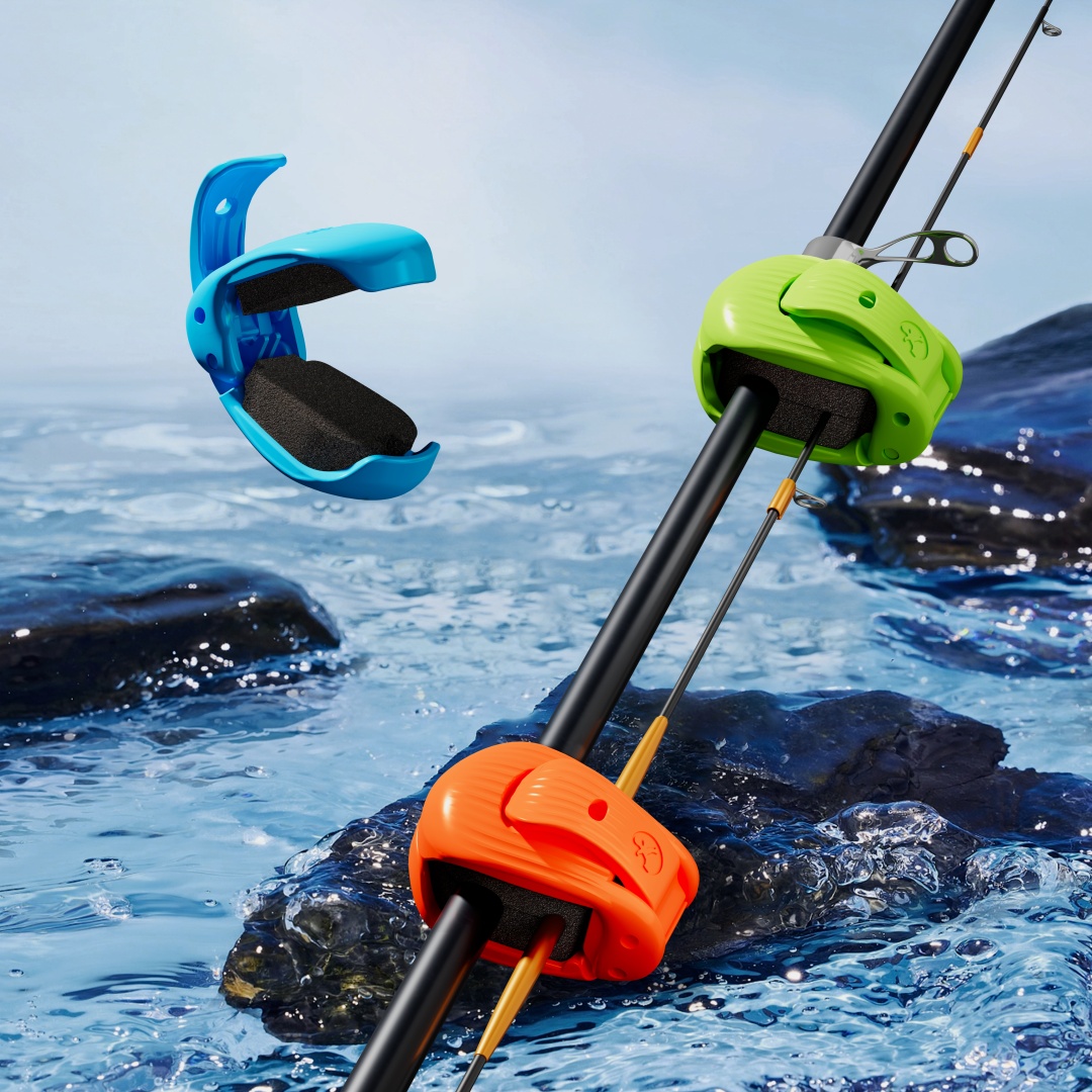 2 個のクイックアタッチ釣竿クリップ固定クリップ釣り機能的な - Fishing Rod Travel のレビューと価格