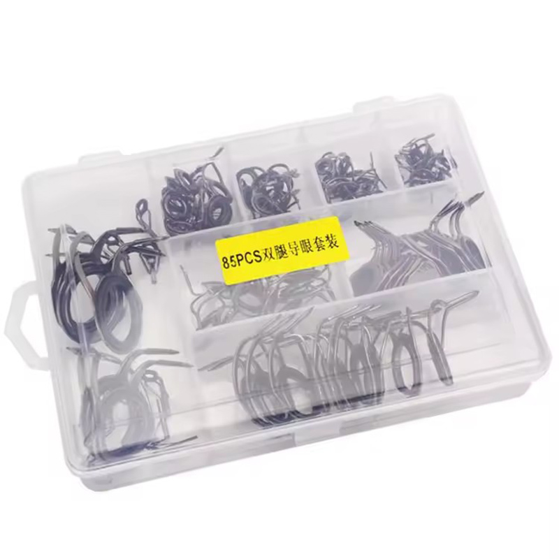 WEIHE 75個入りアクセサリー高炭素セラミック製ダブルレ - Fishing Rod Building Kit のレビューと価格