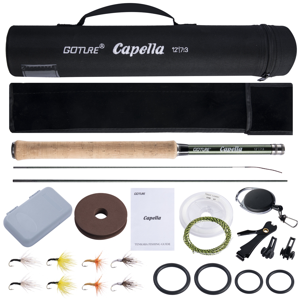 Goture テンカラ フライフィッシングロッドコンボ 3. - Fishing Rod Carbon Fiber のレビューと価格