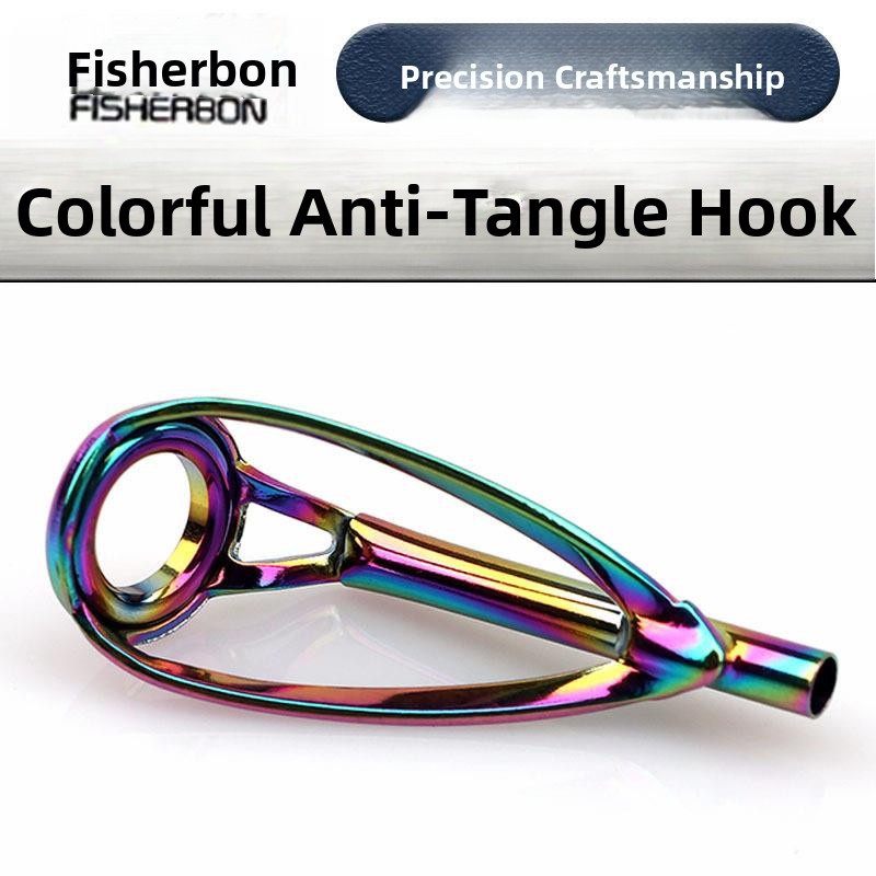 カラフルなアンチタングルトップリングシャープリング釣り竿シー - Fishing Rod Travel のレビューと価格