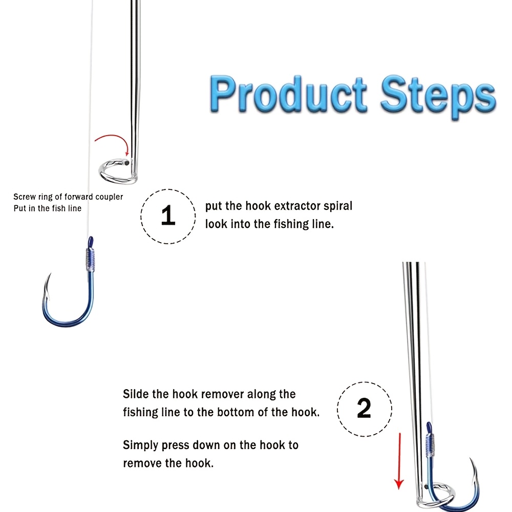 クイックフィッシュフック除去ツール、安全ブラインドポークフッ - Fishing Rod Building Kit のレビューと価格